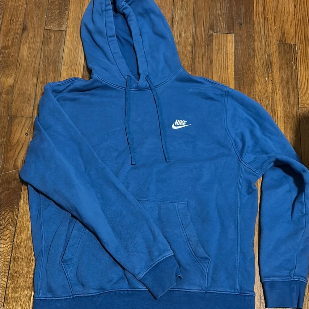 Nike Men's Blue Hoodie